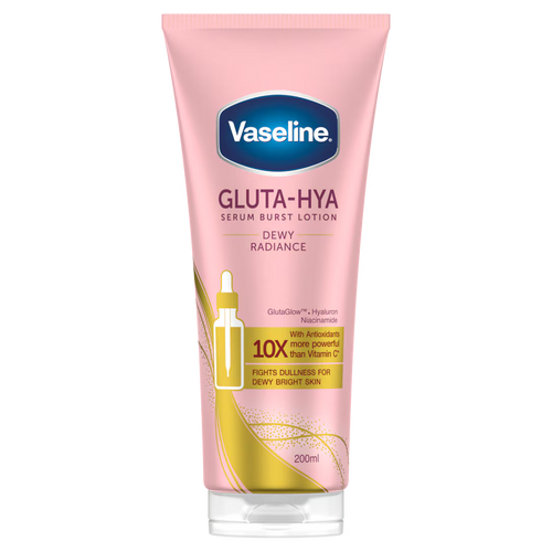 Vaseline Gluta Hya Dewy Radiance Body Lotion with glutathione
