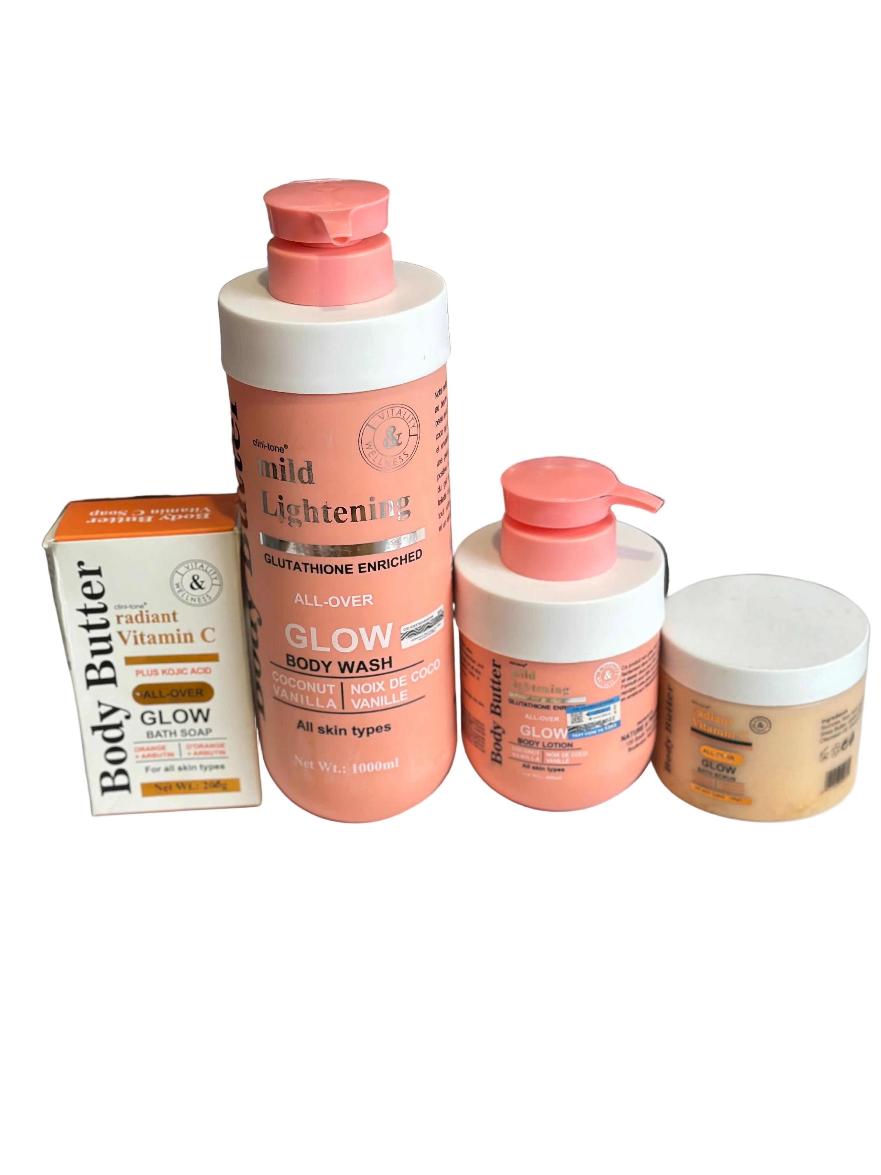 Body butter Mild lightening Glow set