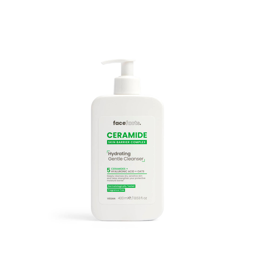 Face Facts Ceramide Hydrating Cleanser 400ml value size