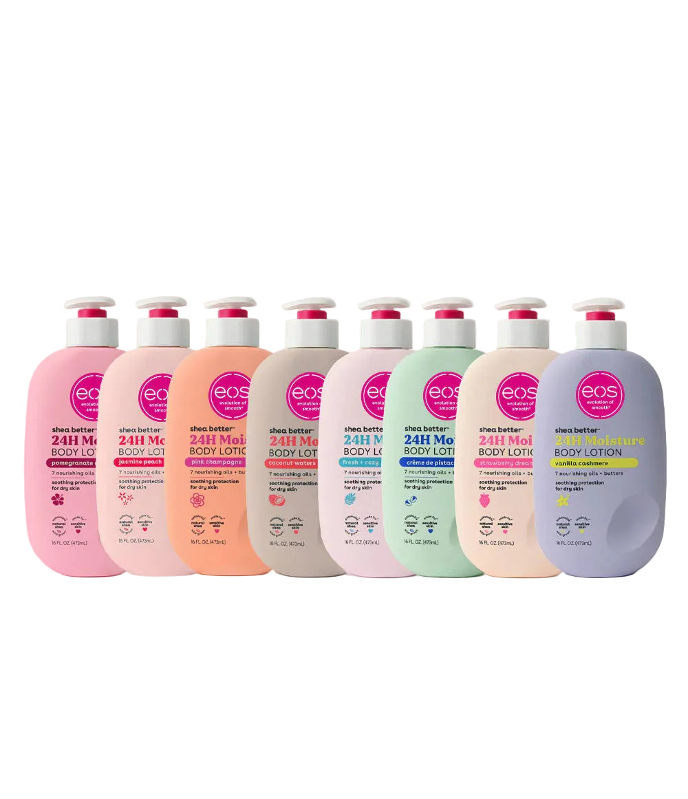 EOS Shea Better Body Lotion bundle sho