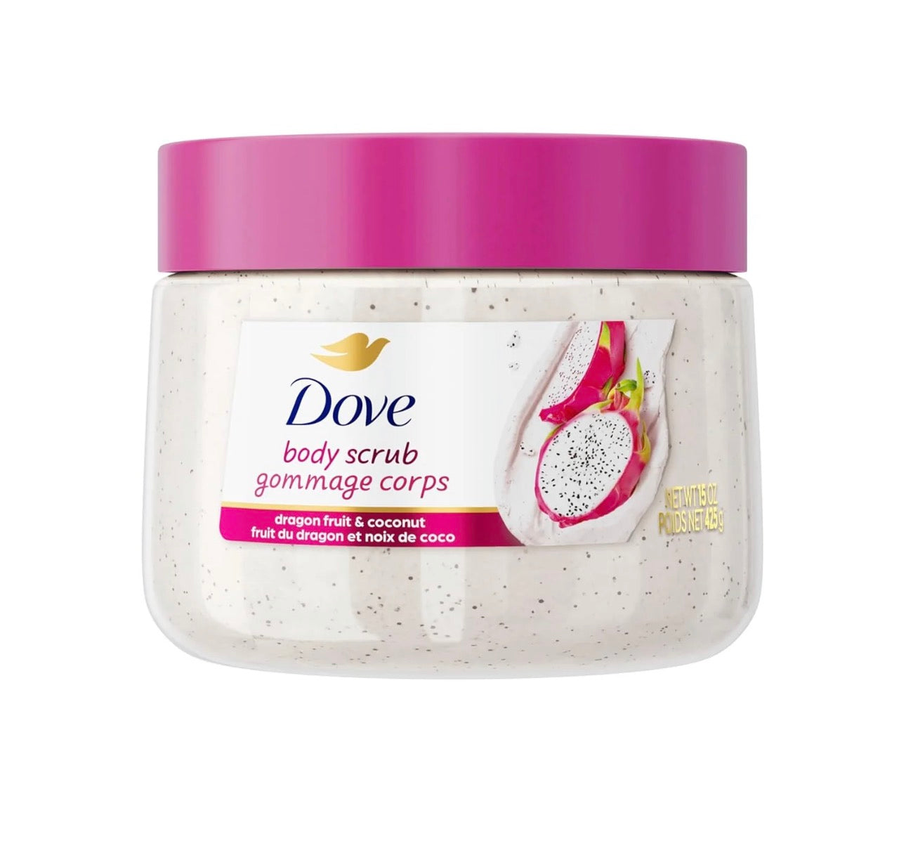 Moisturising Body Scrub Dragon Fruit & Coconut Cream