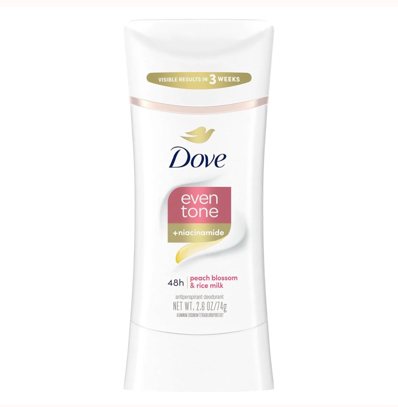 Dove Even Tone Peach Blossom & Rice Milk Deodorant Stick