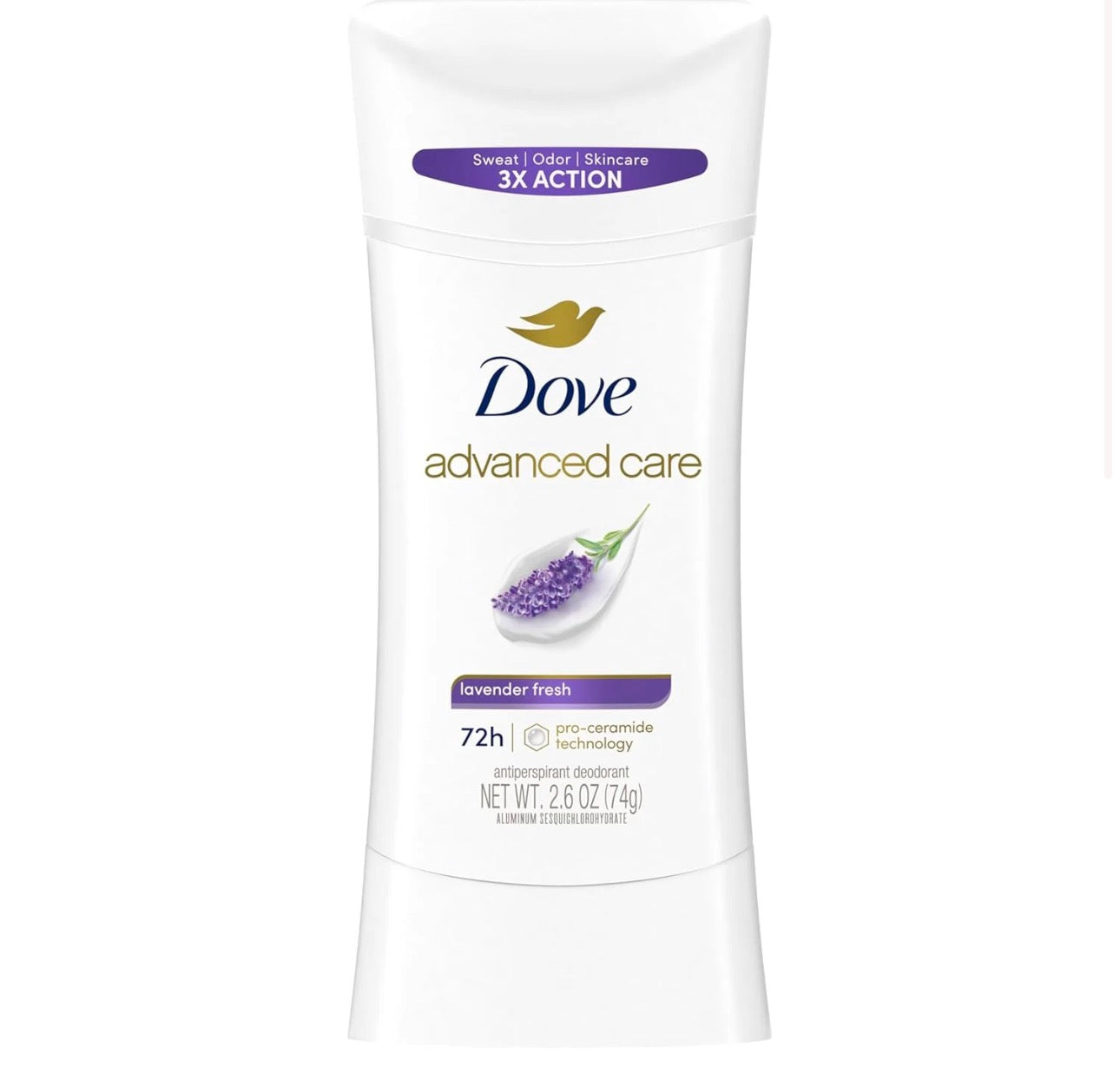 Dove Lavender Fresh Deodorant Stick