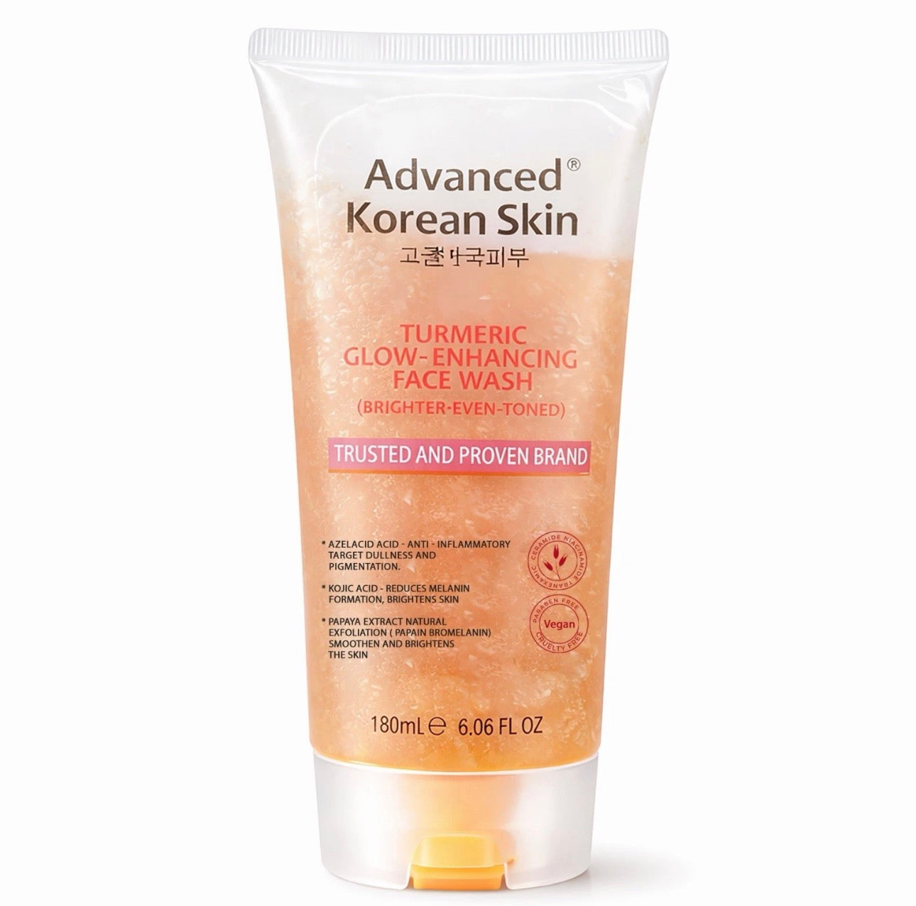 Advanced Korean Skin Turmeric Glow-Enhancing Face Wash 180ml