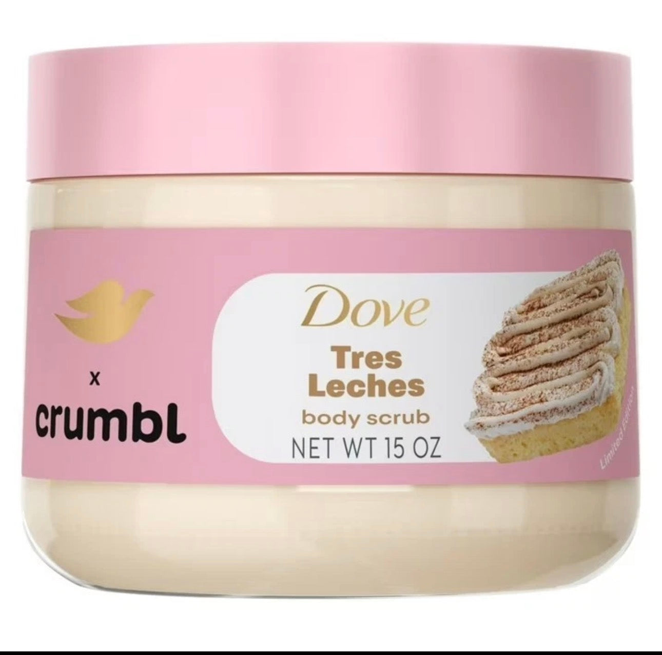 Dove x Crumbl Scrub Tres Leches