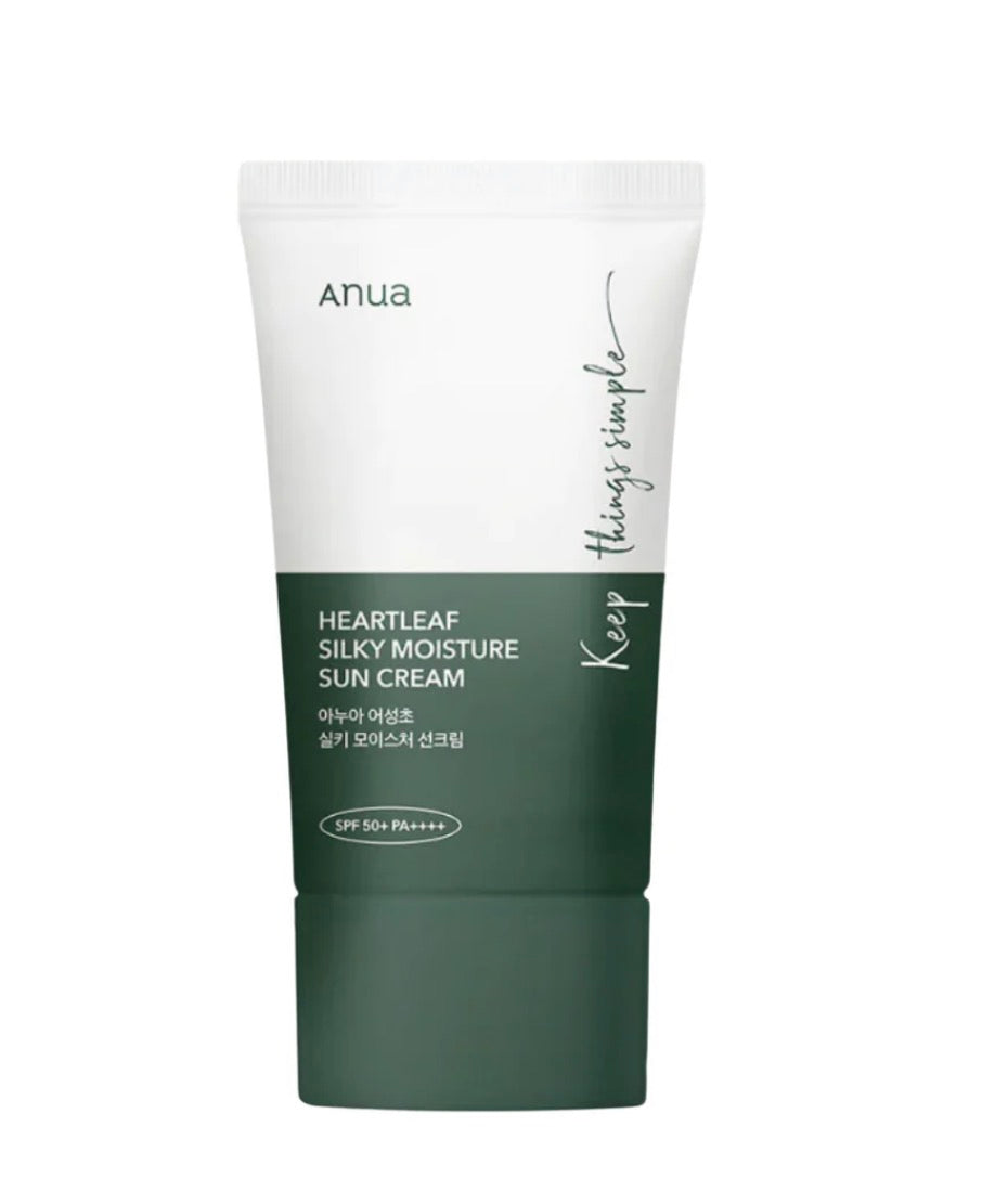 Anua Heartleaf Silky Moisture Sun Cream 50ml