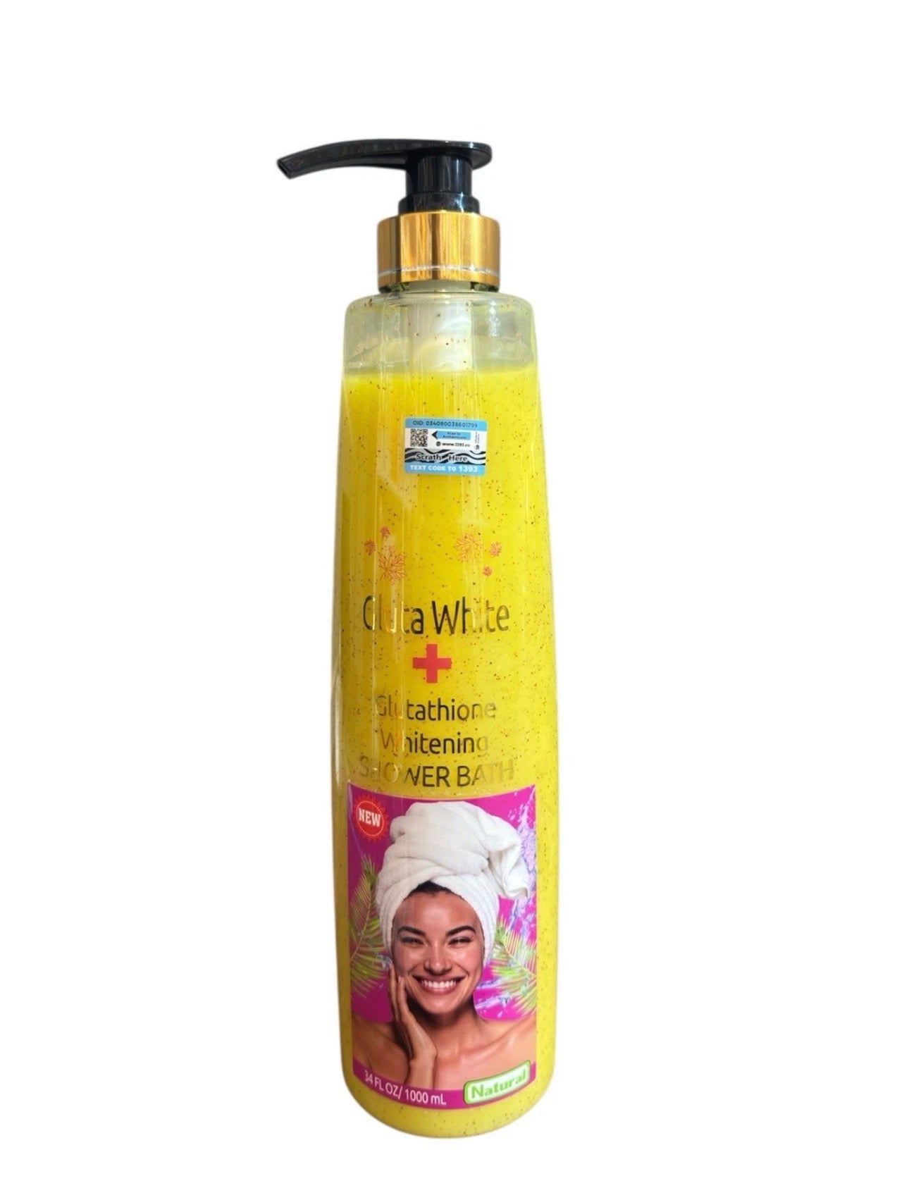 Gluta White + Glutathione Whitening Shower Bath.