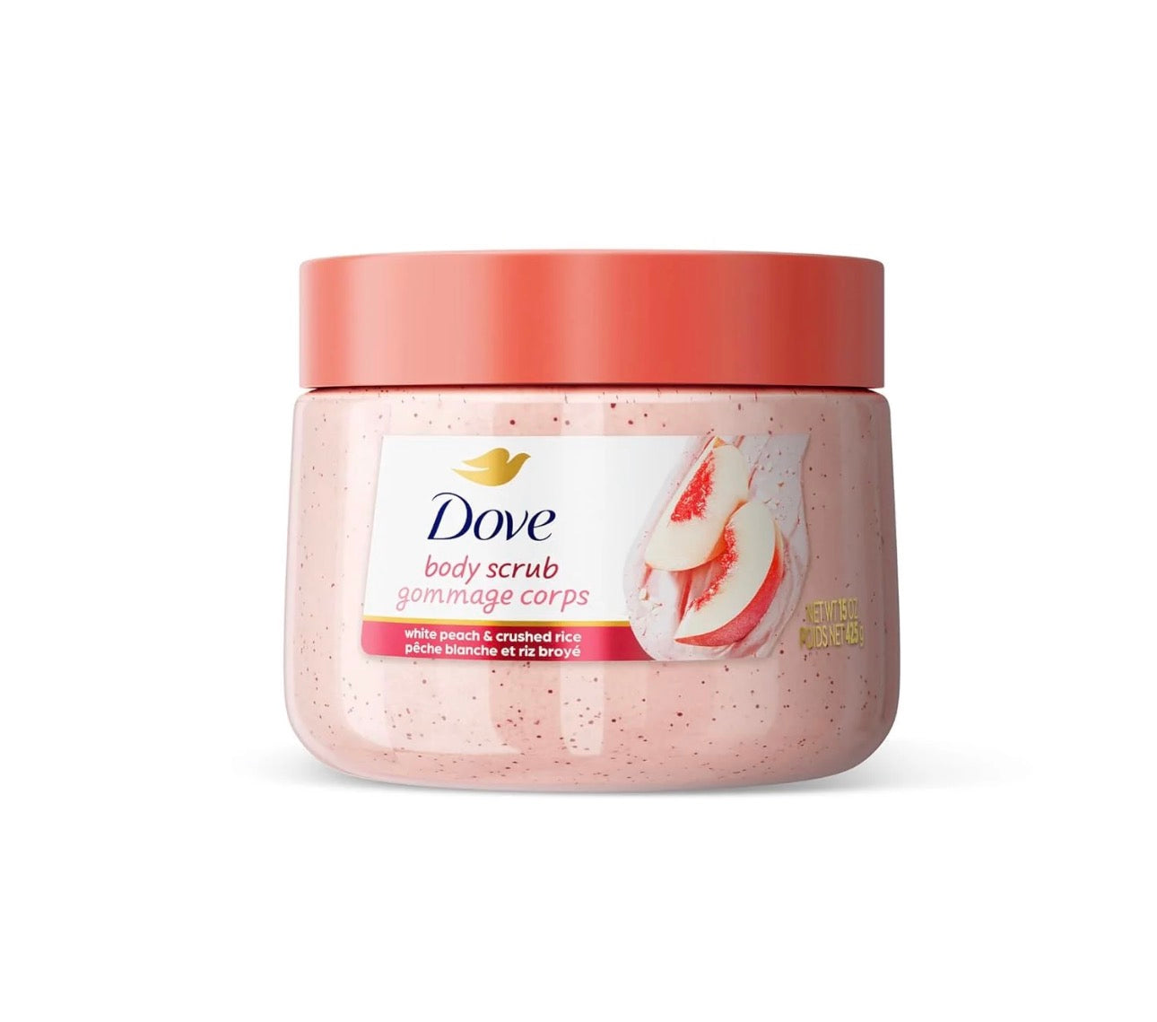 Moisturising Body Scrub Peach & Crushed Rice