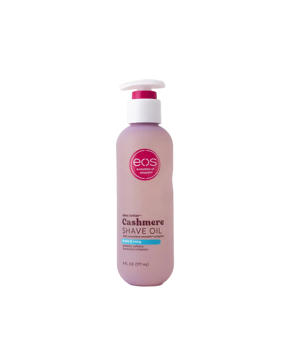 EOS Cashmere Shave Oil Fresh & Cozy scent
