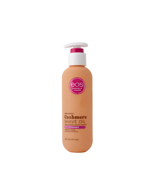 eos Pink Champagne Shave Oil bottle