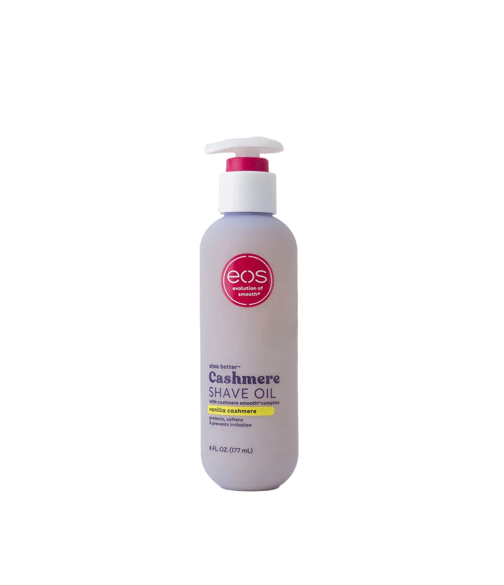 eos Cashmere Shave Oil Vanilla Cashmere for smooth shaving
