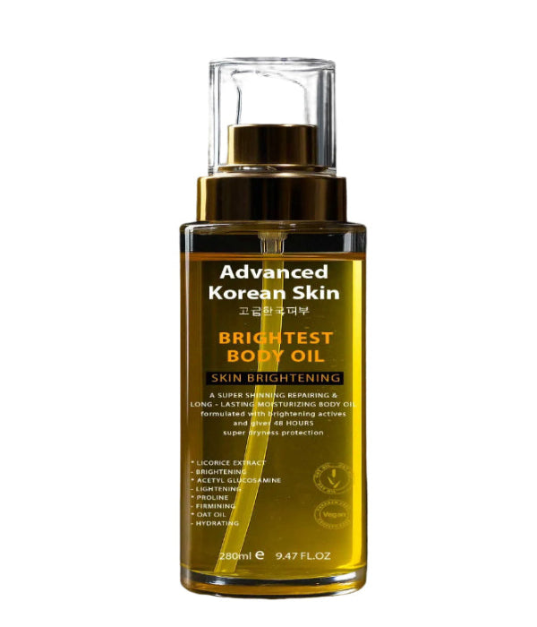 Advanced Korean Brightest Body Oil for radiant skin