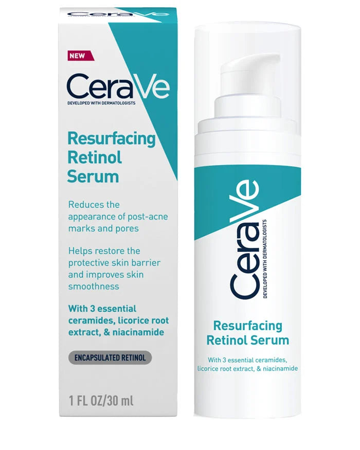CeraVe Resurfacing Retinol Serum for post-acne marks 30ml